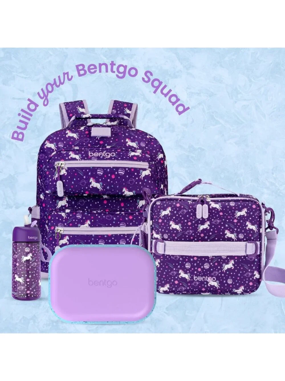 Leakproof Kids Bento Lunch Box - 4 Compartments, Built-In Ice Pack, BPA-Free